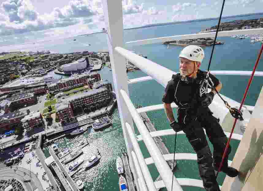Phyllis Tuckwell - Spinnaker Tower Abseil