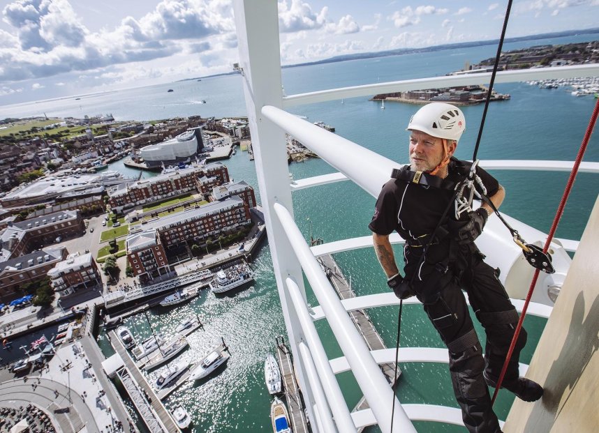 Phyllis Tuckwell - Spinnaker Tower Abseil