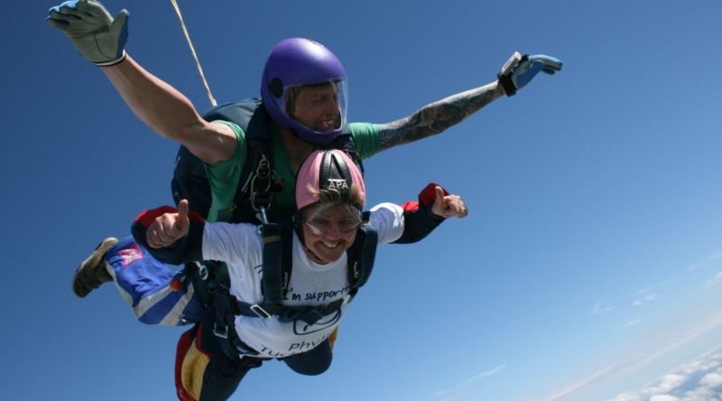 Phyllis Tuckwell - Skydive Day – 28th March