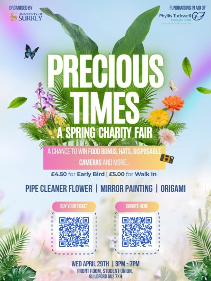 Phyllis Tuckwell - University of Surrey - A Spring Charity Fair*