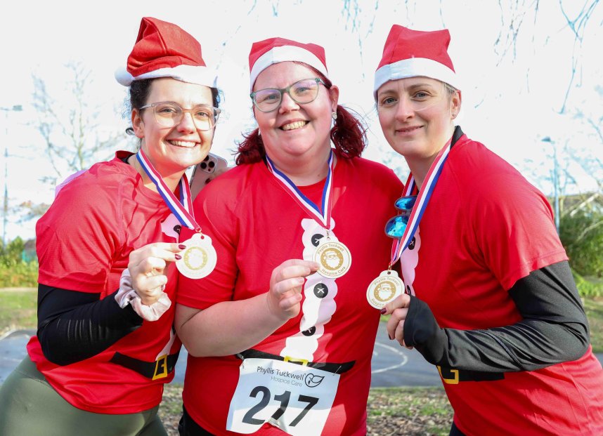Phyllis Tuckwell - Santa Fun Run