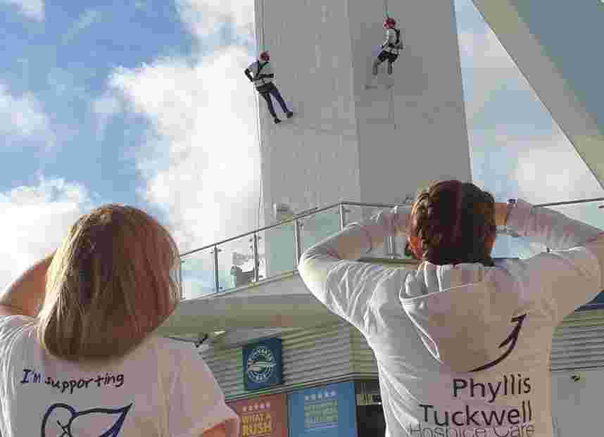 Phyllis Tuckwell - Spinnaker Tower Abseil