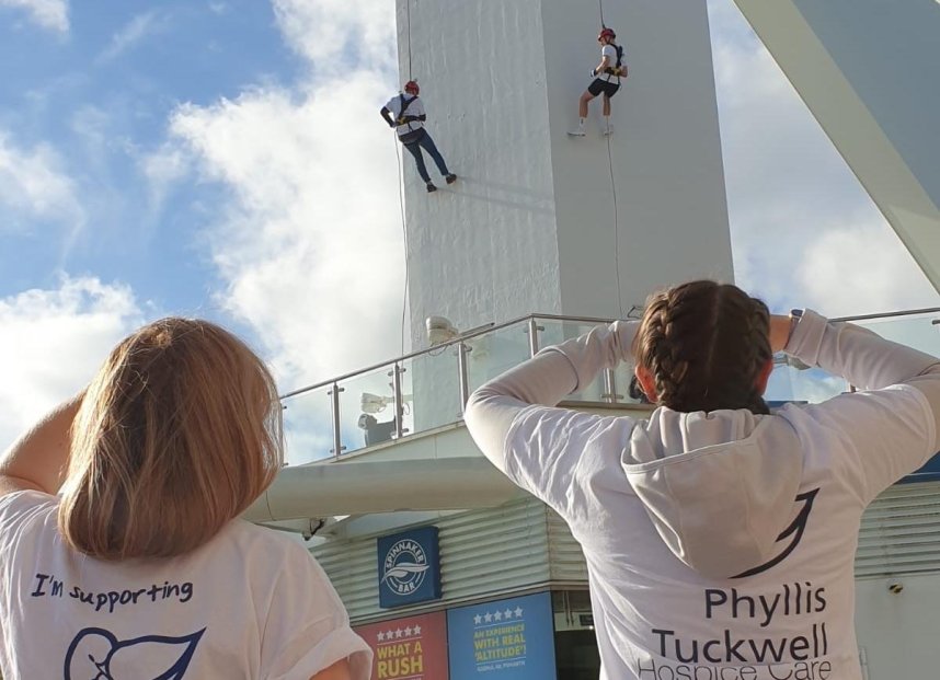 Phyllis Tuckwell - Spinnaker Tower Abseil