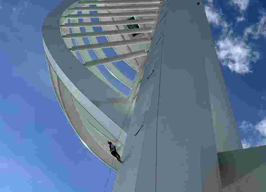 Phyllis Tuckwell - Spinnaker Tower Abseil