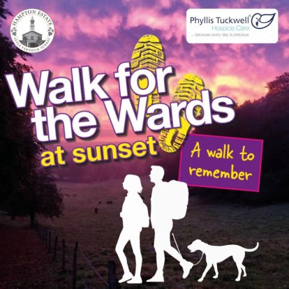 Phyllis Tuckwell - Walk for the Wards at Sunset - a walk to remember