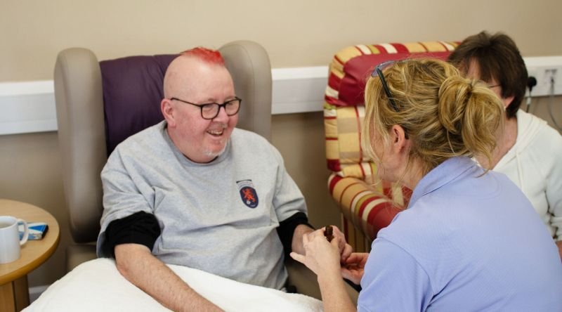 Patient and complementary therapist
