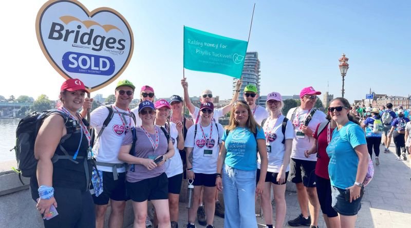 Bridges Estate agents taking on the London Bridge Challenge
