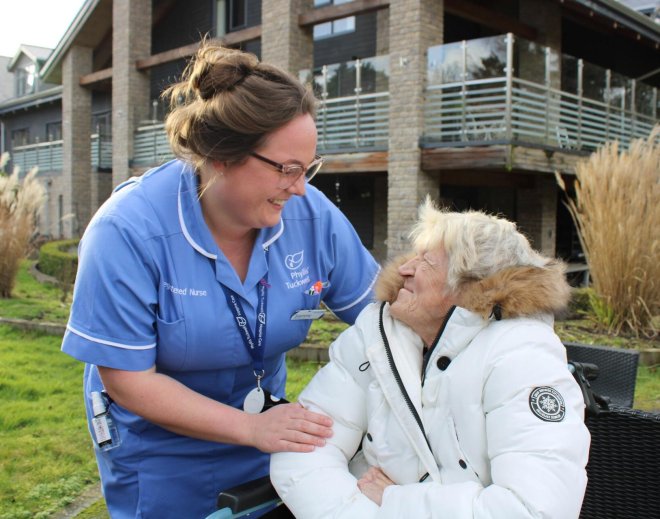 Caz with nurse