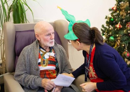 Patient with nurse
