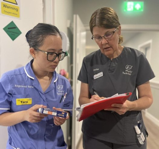 Nurse and doctor