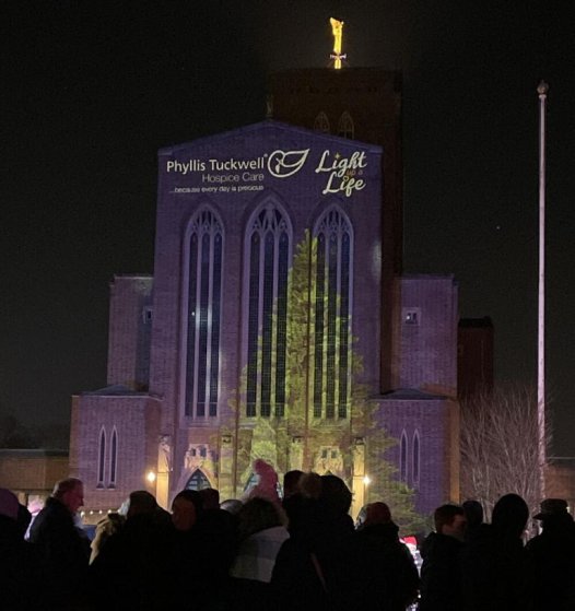 Guildford Cathedral at Light up a Life