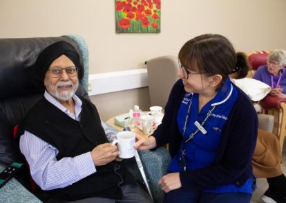 Patient with nurse