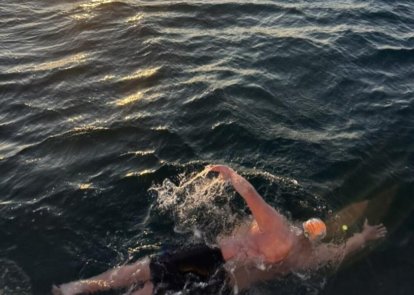 Man swimming