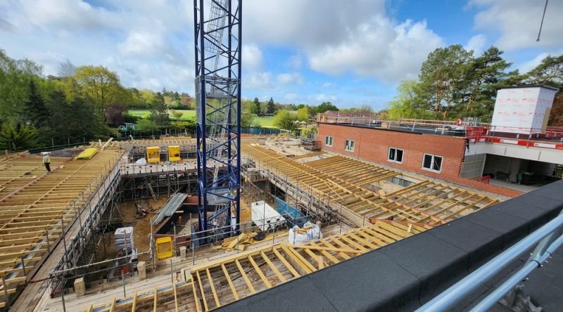 Hospice being built