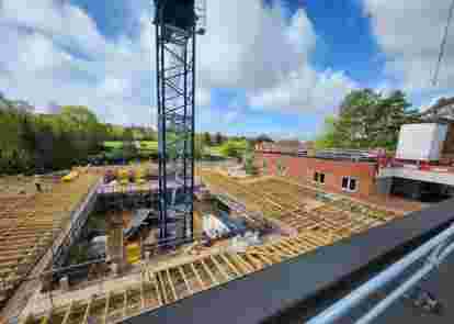 Hospice being built