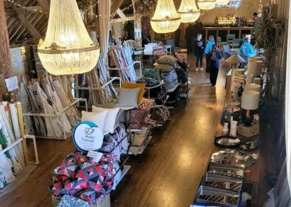 A room of items for sale