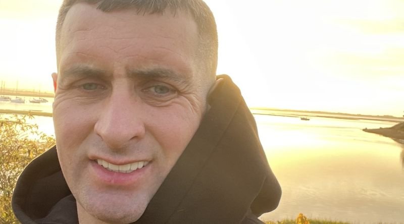 James completing a long run