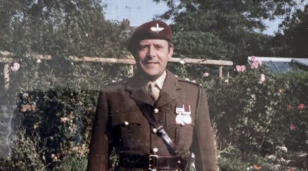 John in Army uniform
