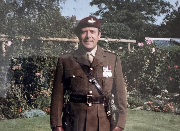 John in his Army uniform