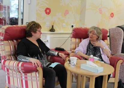 Carers talking