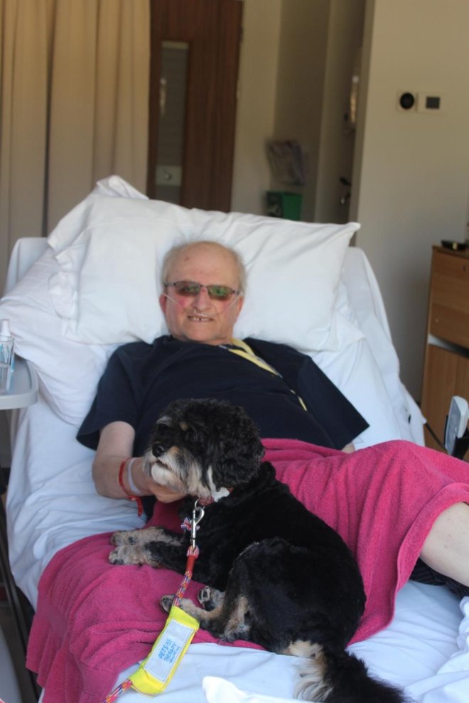 Man with dog