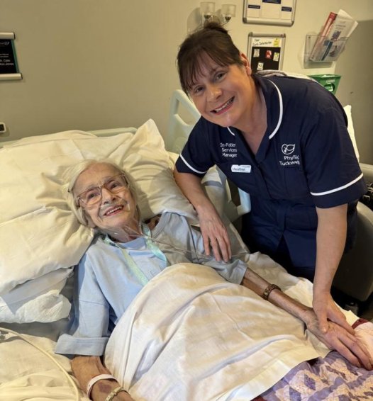 Patient with inpatient services manager