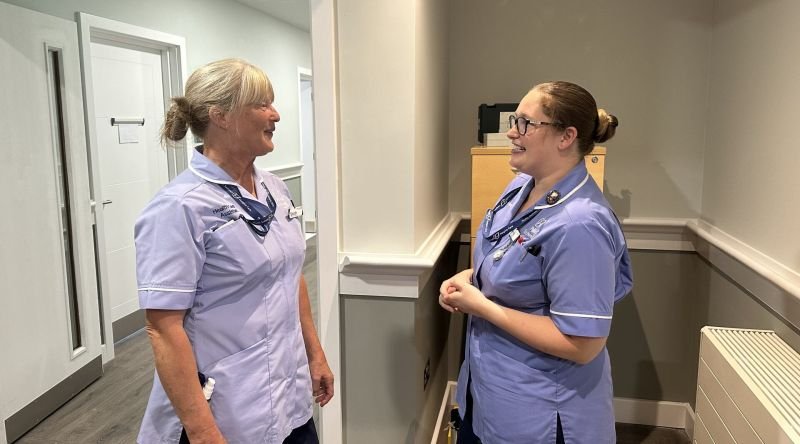 Nurses talking