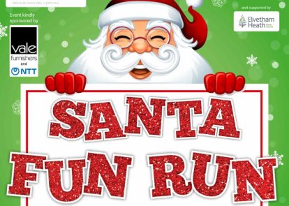 Santa Fun Run logo