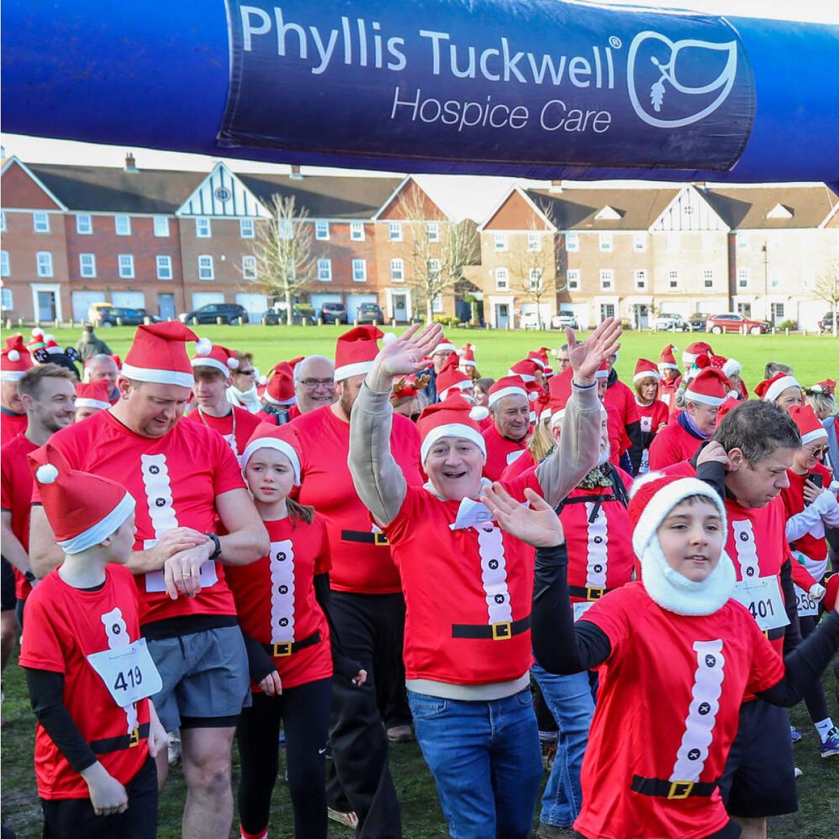 Festive Run Funds Hospice Care This Christmas | Phyllis Tuckwell