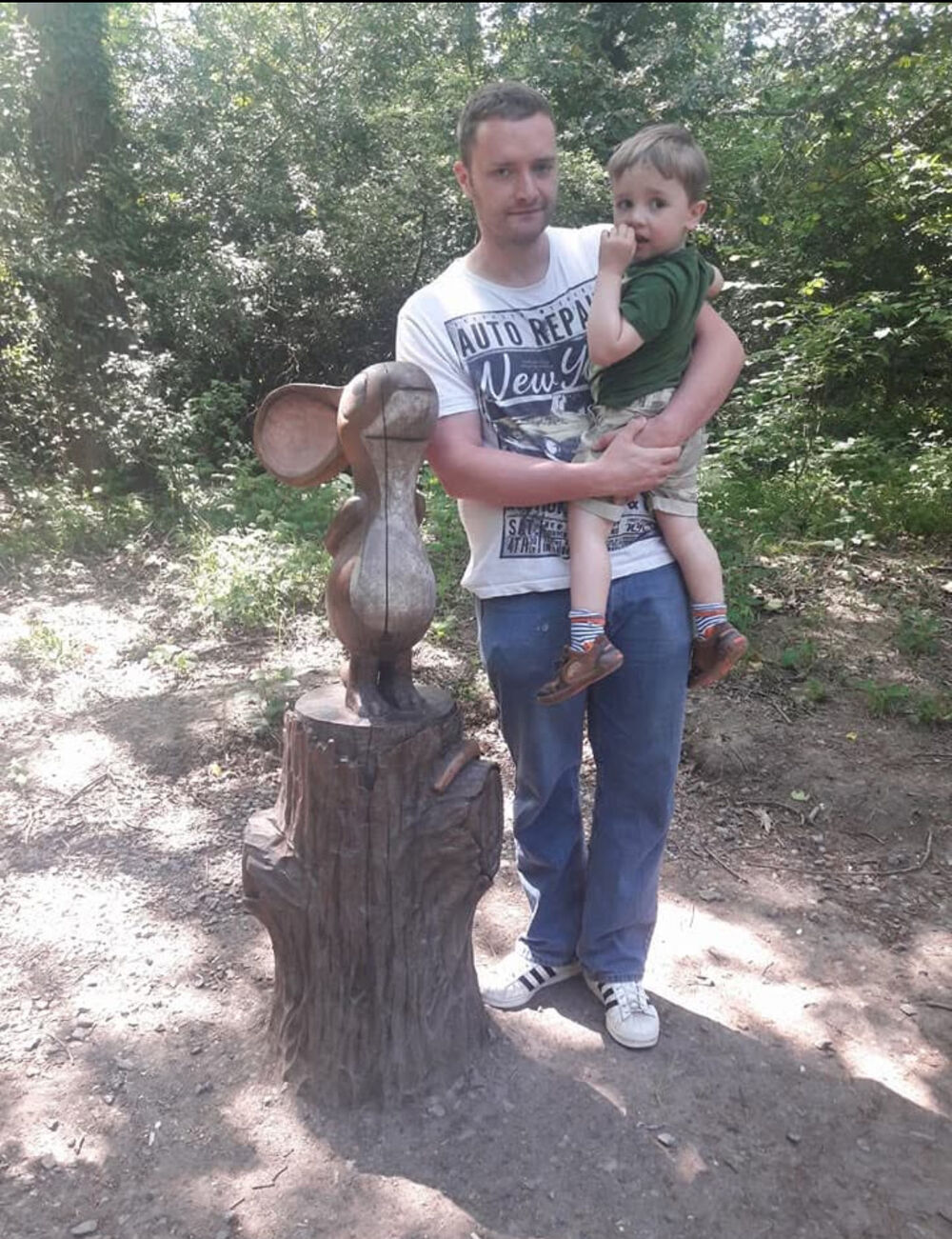 Ben and his son Benji