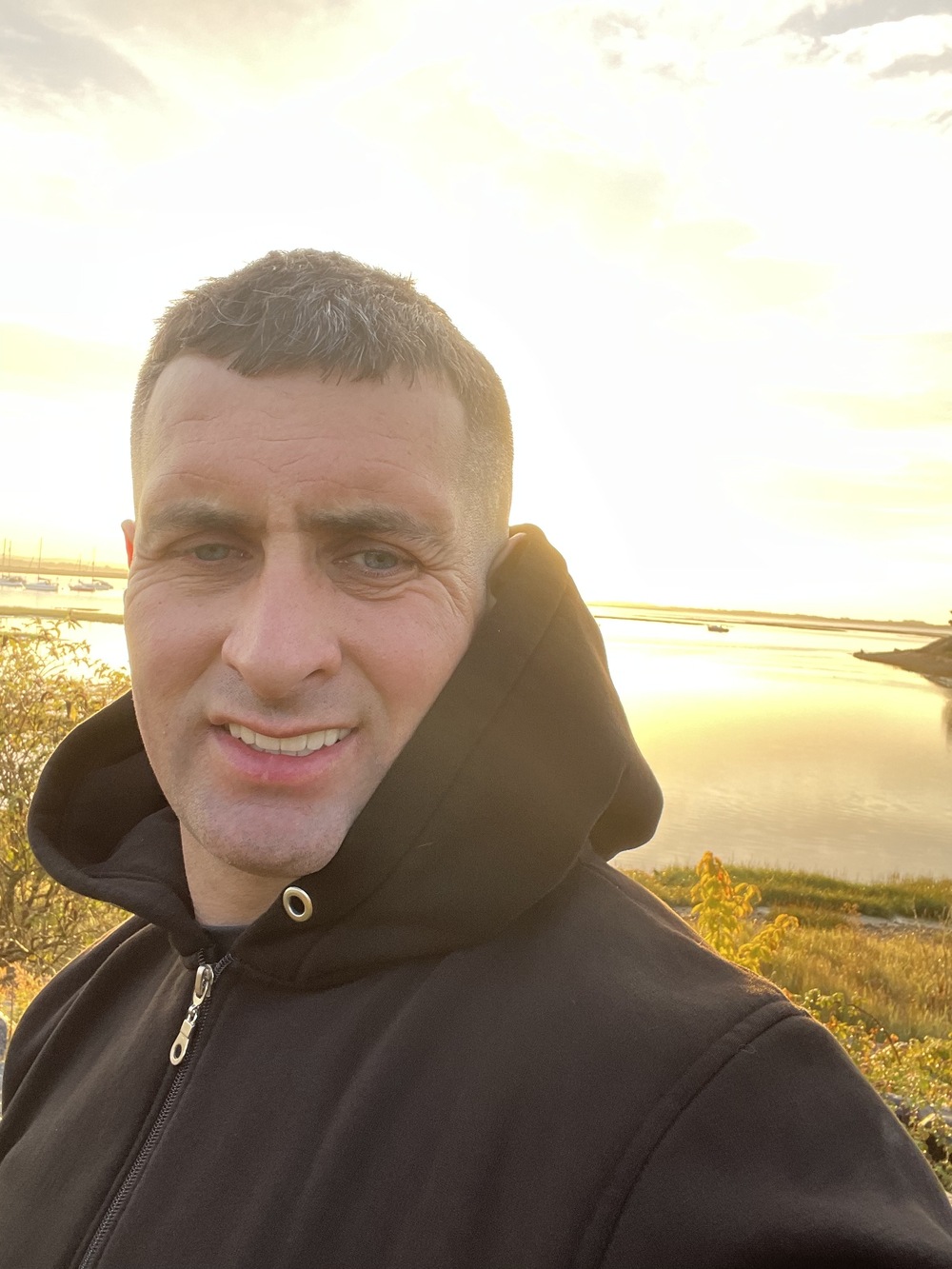 James completing a long run