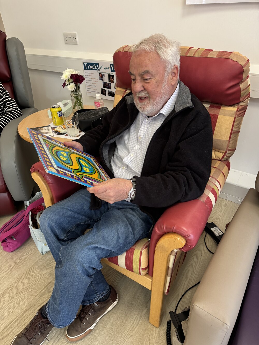 Malcolm at a Living Well session