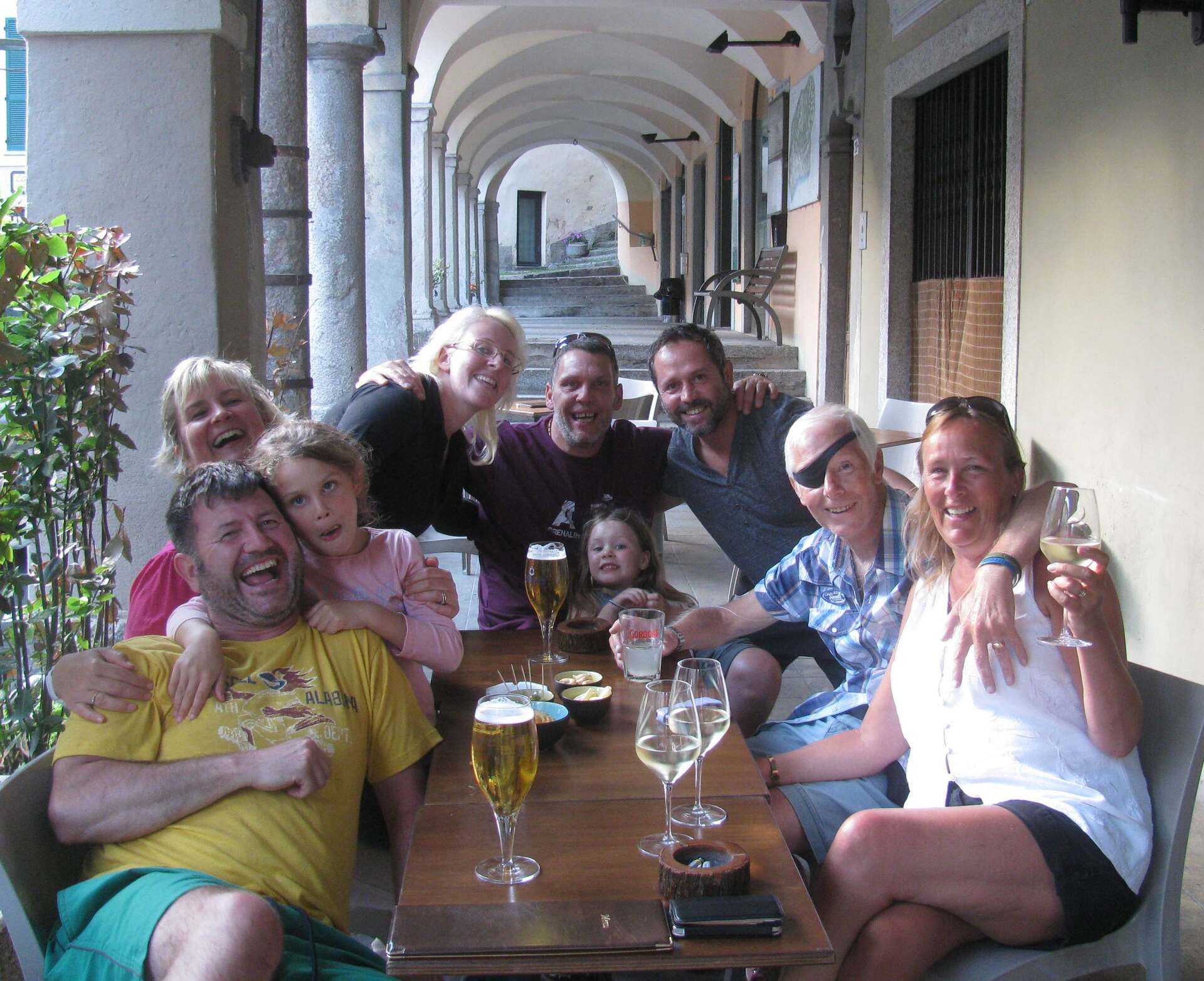 Nigel and Vickie with friends