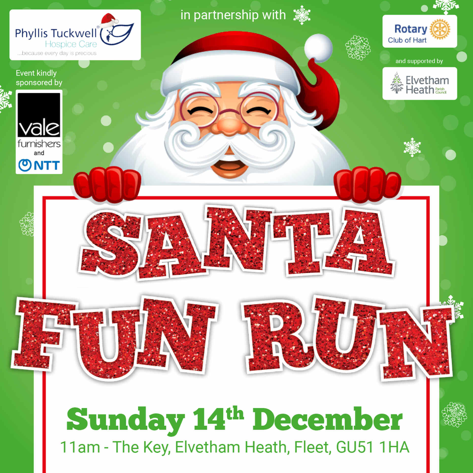 Santa Fun Run logo